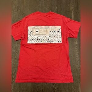 COLUMBIA RED FISHING LURES TSHIRT - Size Medium SKU:489